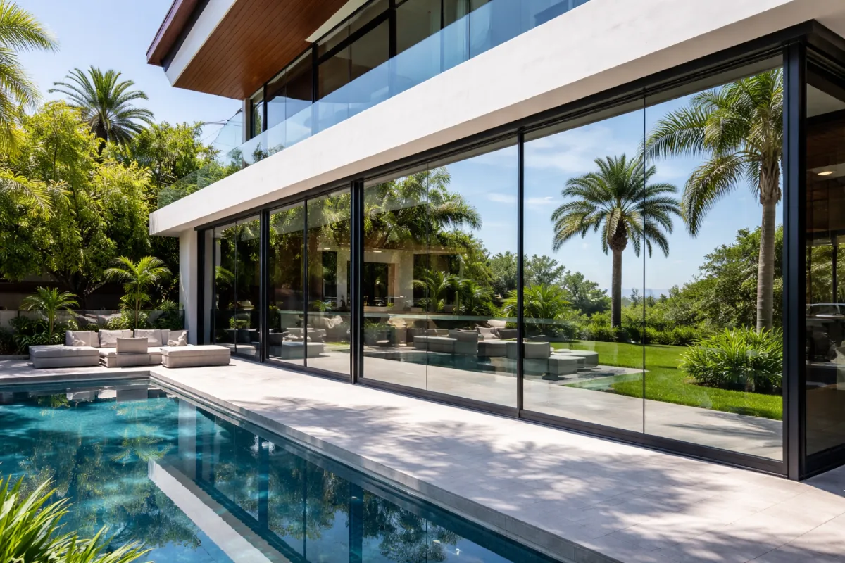 Reflective Window Film انواع برچسب شیشه مات کن خورشیدی