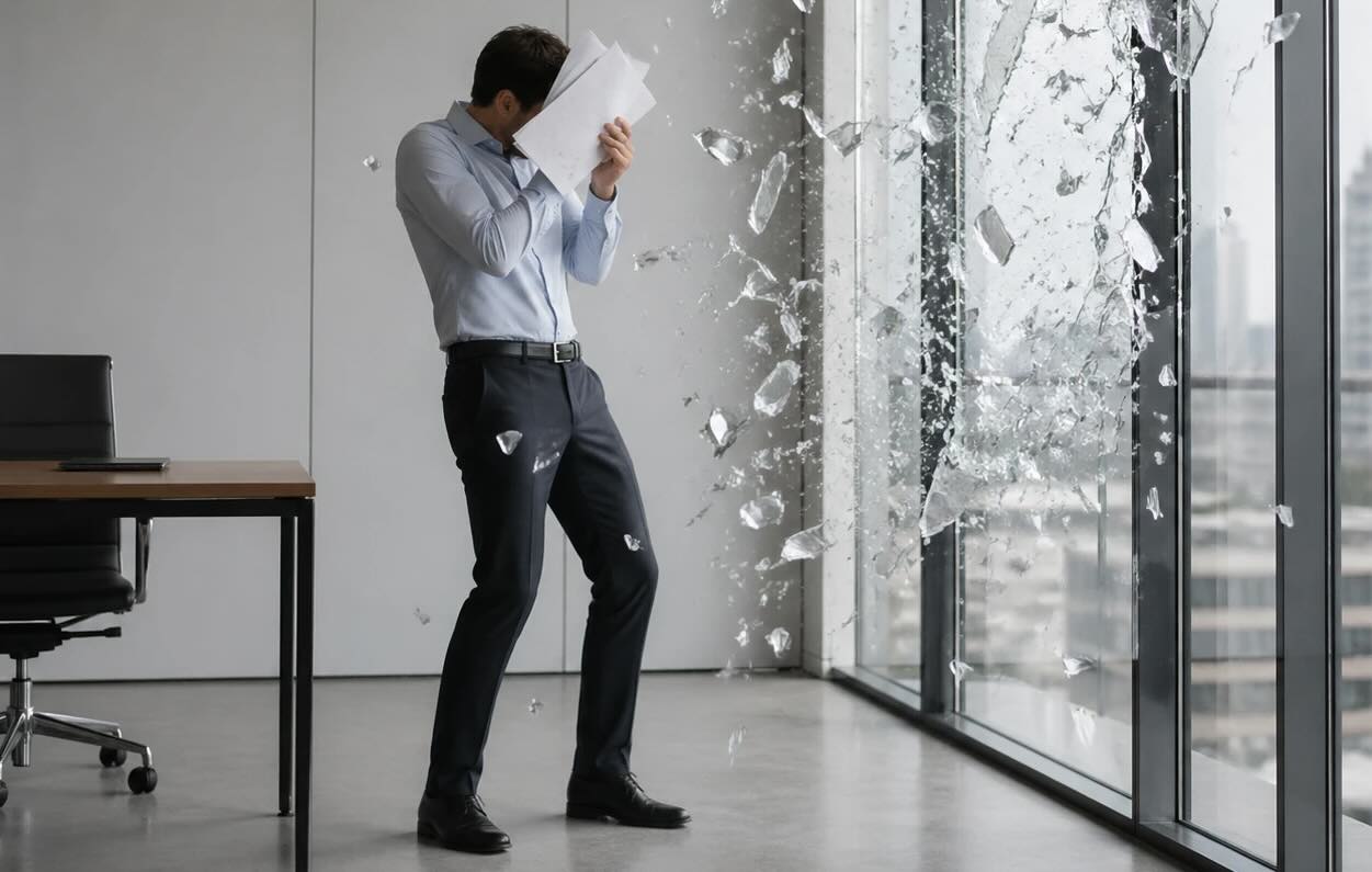 safety-glass-sticker برچسب ایمنی شیشه