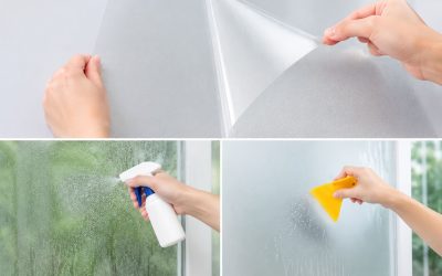 کندن شیشه مات کن از روی شیشه بدون آسیب (آموزش کامل و مرحلهبهمرحله)